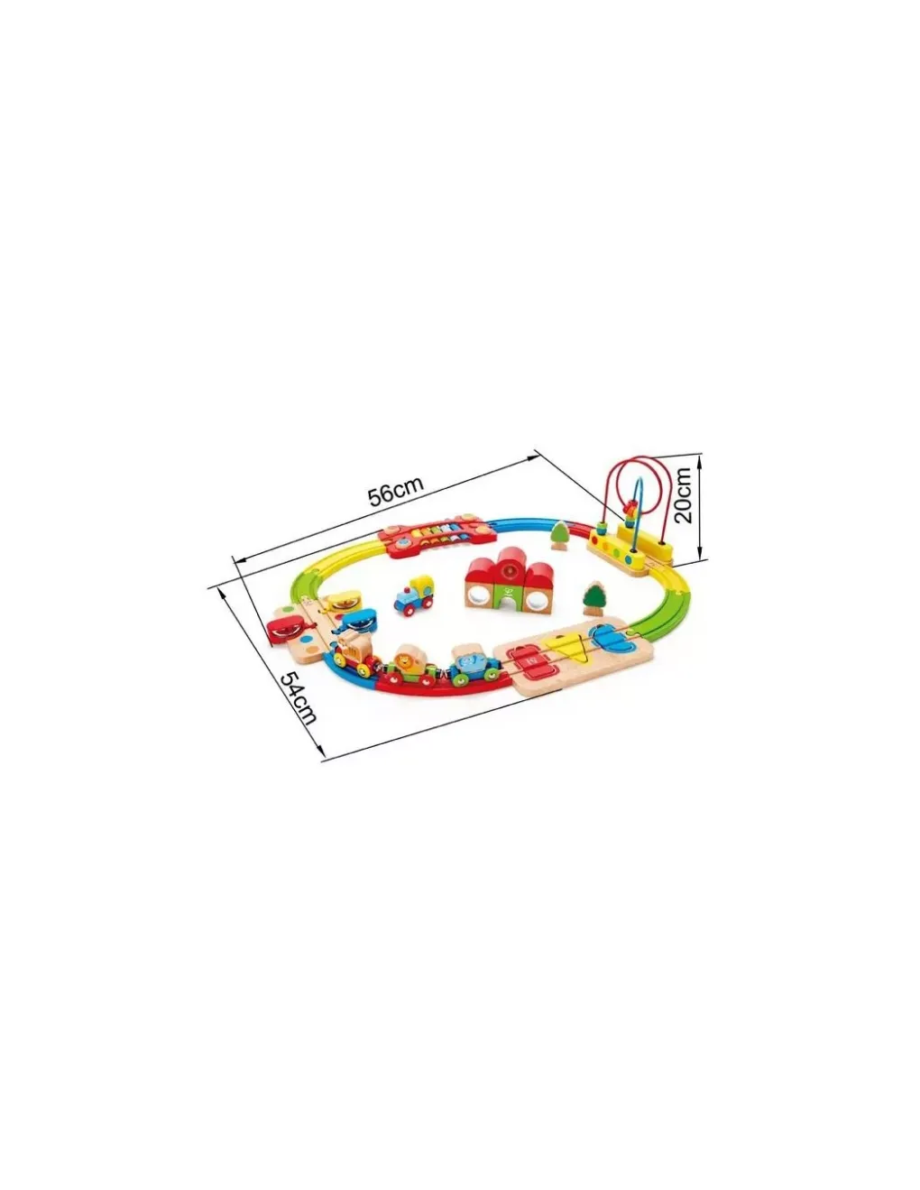Hape Toys Chemin de fer puzzle arc en ciel - Hape Best