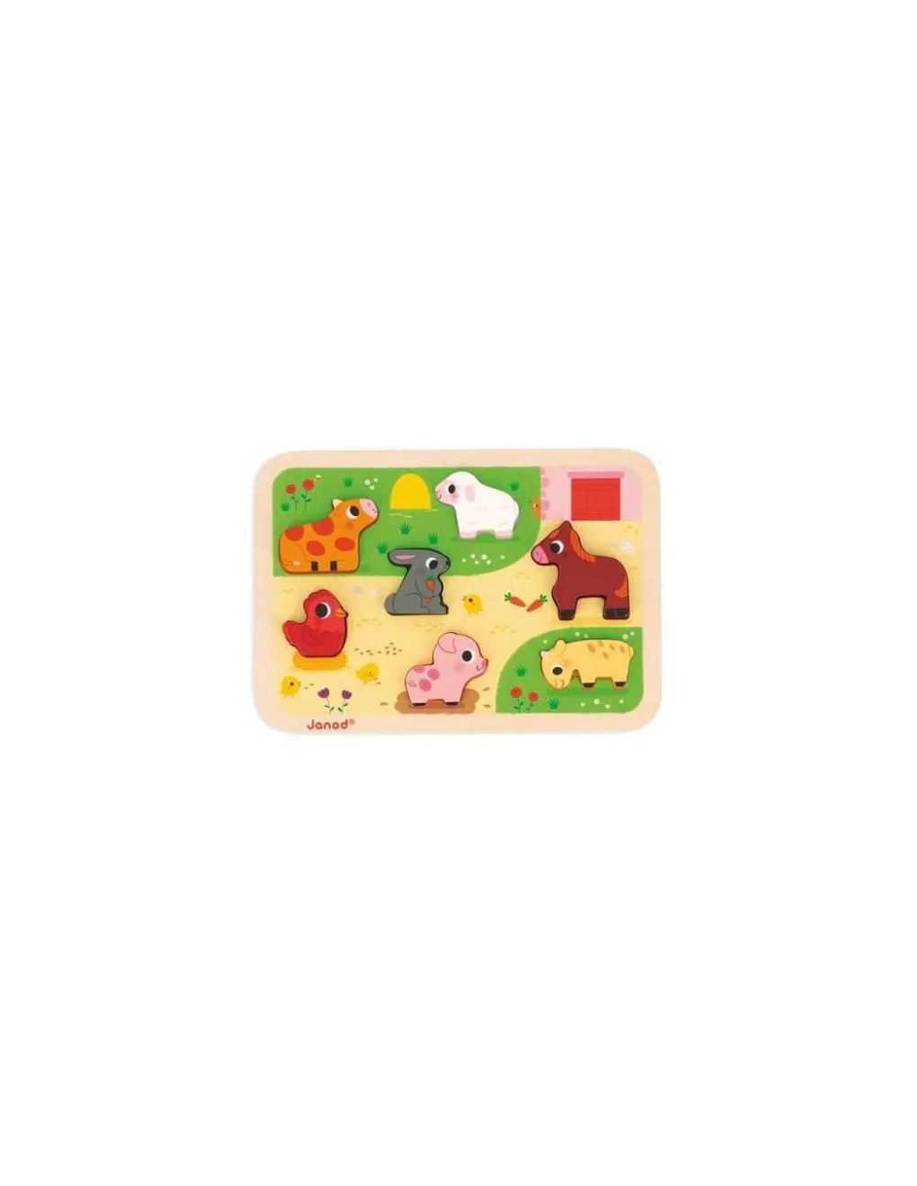 Janod Chunky puzzle La ferme - Outlet