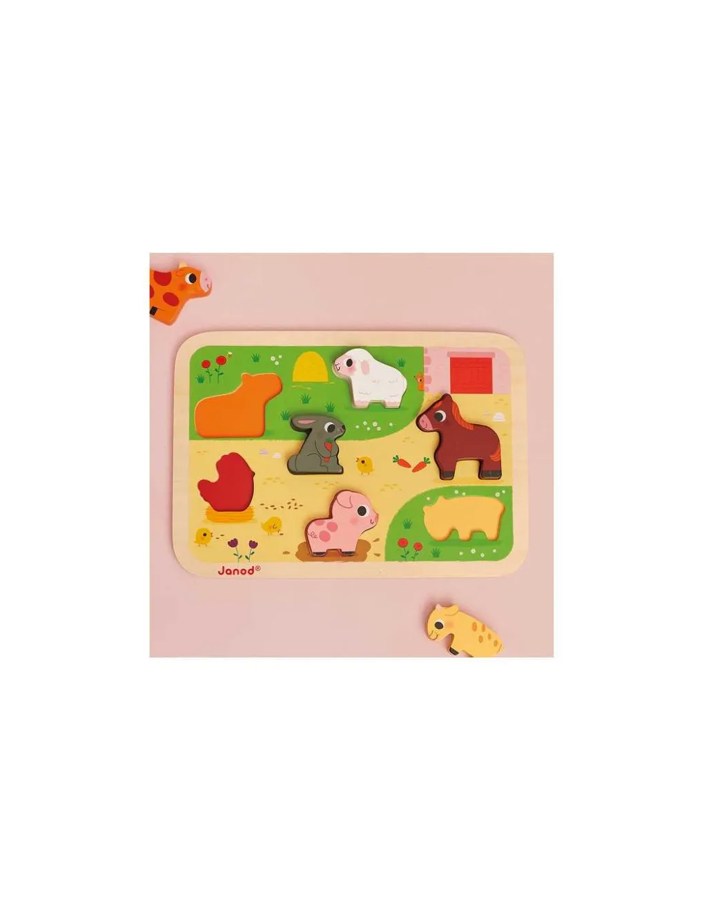 Janod Chunky puzzle La ferme - Outlet