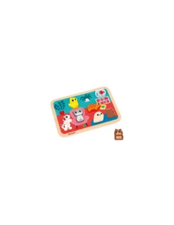 Janod Chunky puzzle Les animaux familiers - Hot