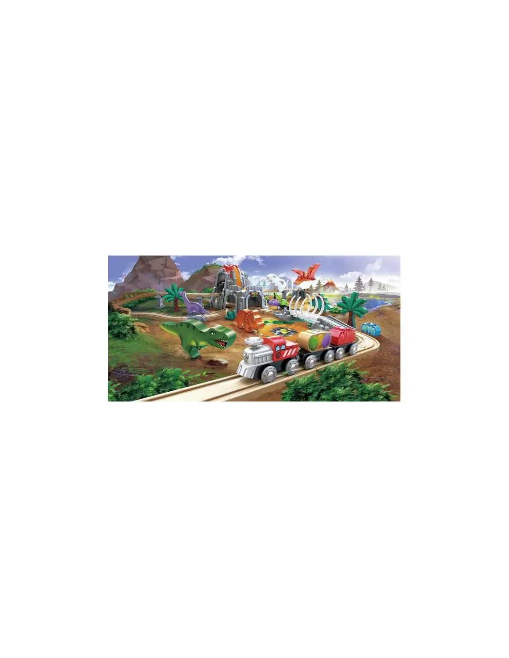 Hape Toys Circuit de train Dino Adventure - Hape Clearance