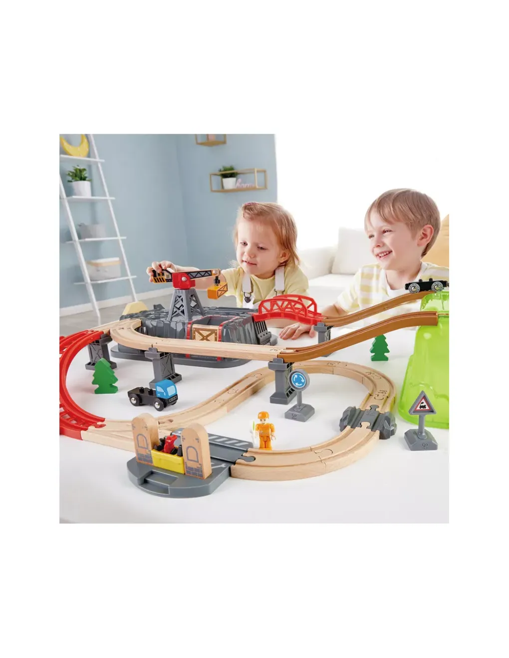 Hape Toys Circuit de train Railway bucket builder - Hape Sale