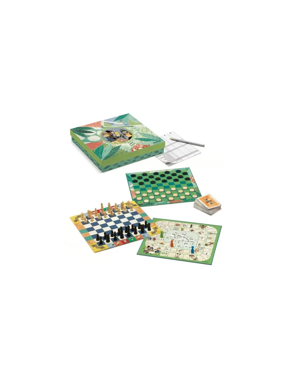 Djeco Classic box boîte de 20 jeux - Hot