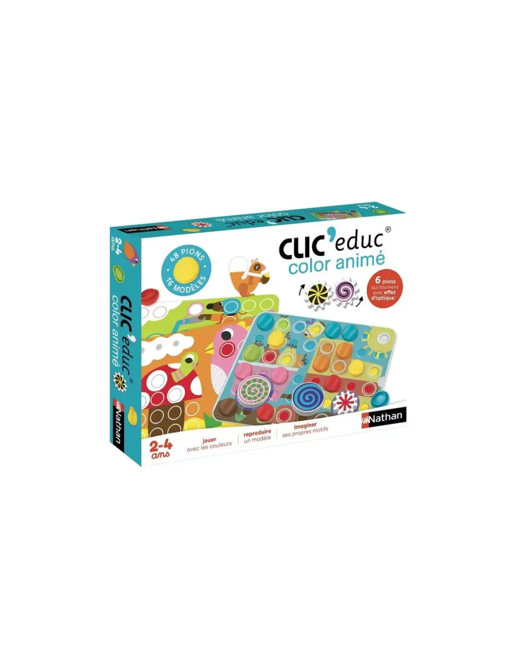 Nathan Clic Educ Color animé - Discount