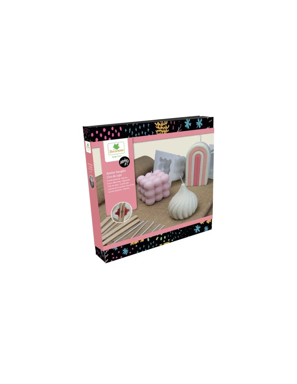 Sycomore Coffret 5 bougies cire de soja - Hot
