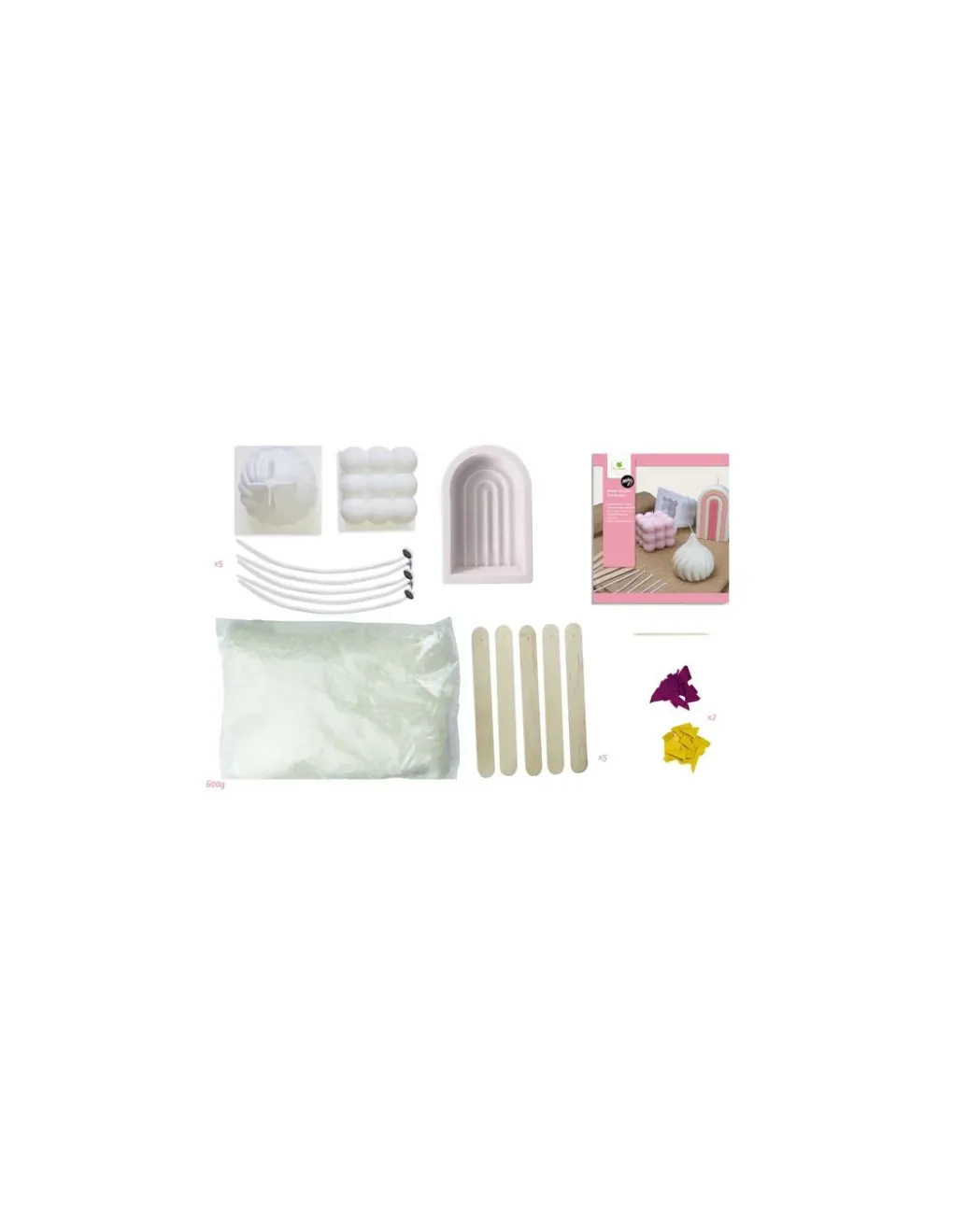 Sycomore Coffret 5 bougies cire de soja - Hot