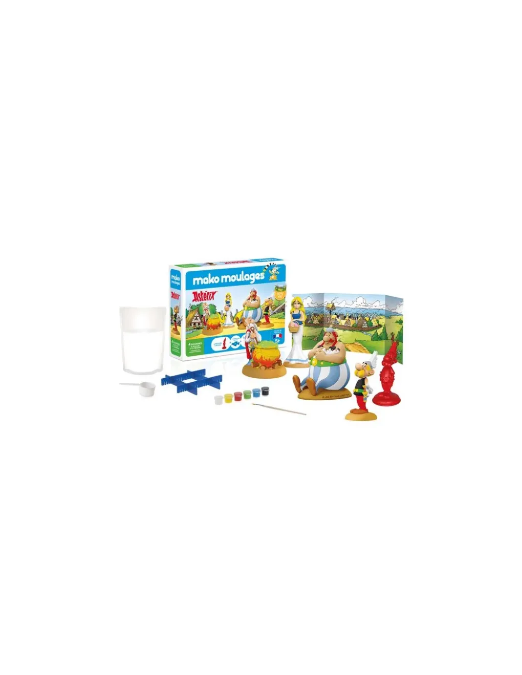 Mako creations Coffret 4 moules Astérix et Obélix - Mako Moulages Clearance