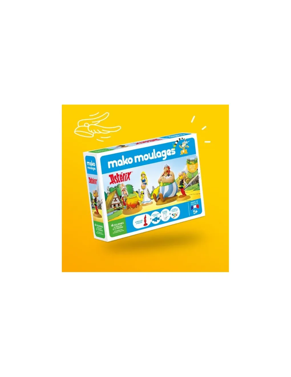 Mako creations Coffret 4 moules Astérix et Obélix - Mako Moulages Clearance