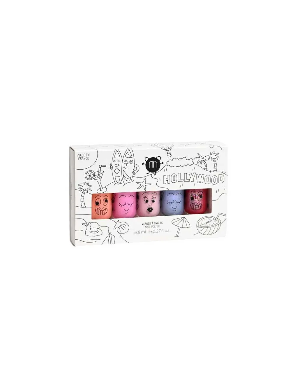 nailmatic KIDS Coffret 5 vernis HOLLYWOOD Best