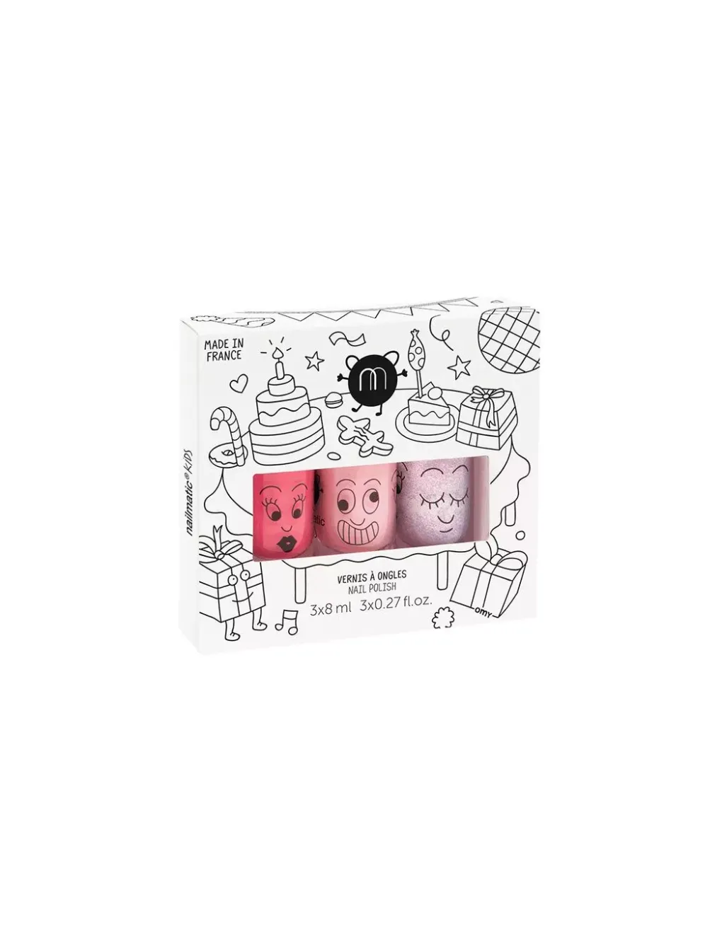 nailmatic KIDS Coffret 3 vernis PARTY Online
