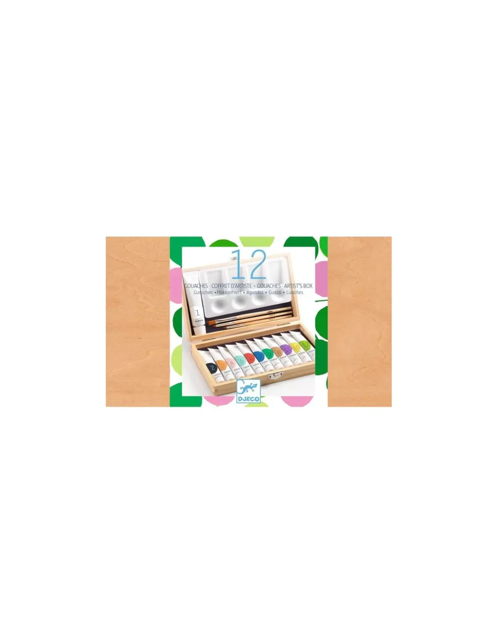 Djeco Coffret d'artiste 12 gouaches - Best