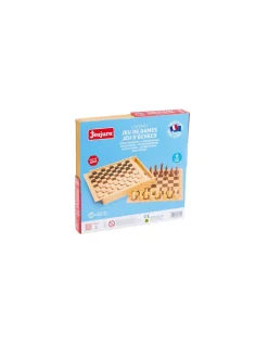 Jeujura Coffret d'échecs et de dames - Discount