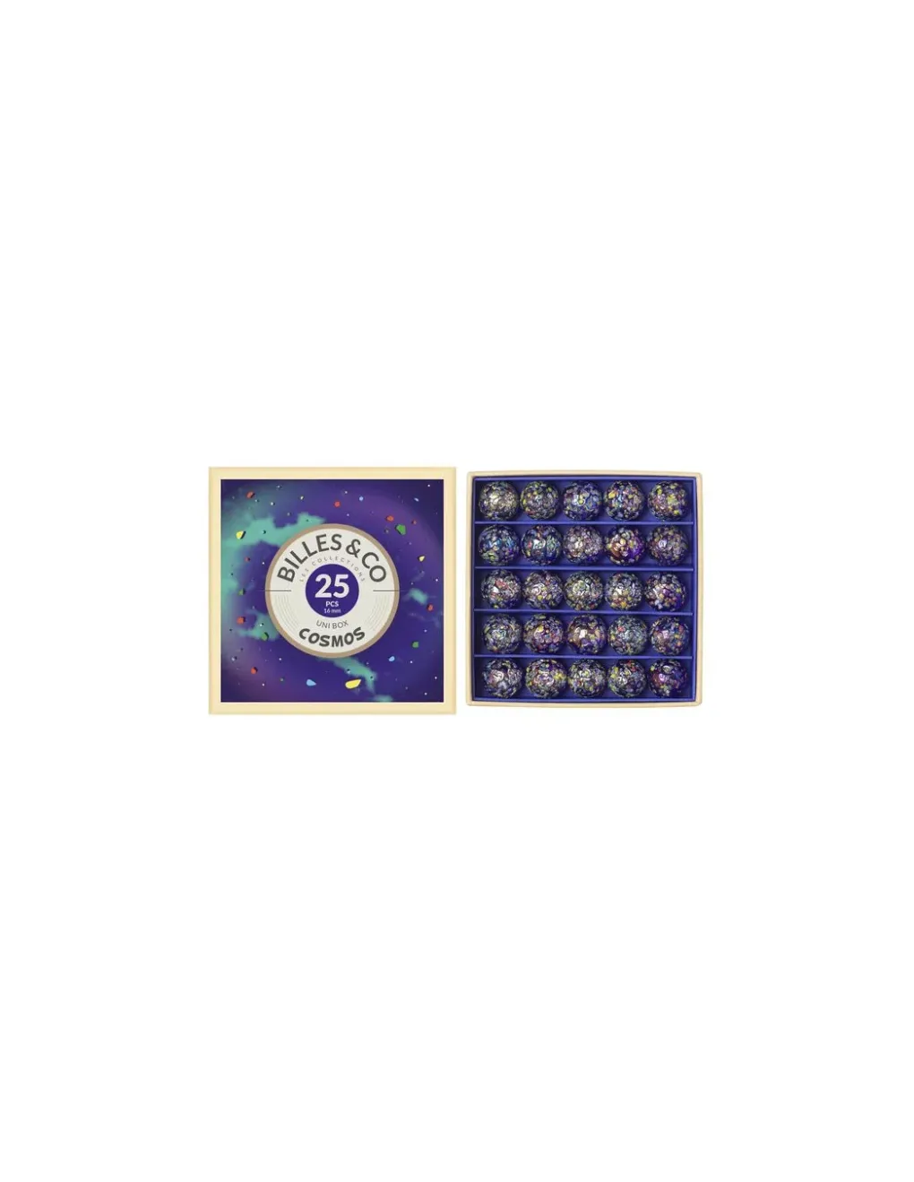 Billes and Co Coffret de 25 billes Cosmos - Billes & Co Online
