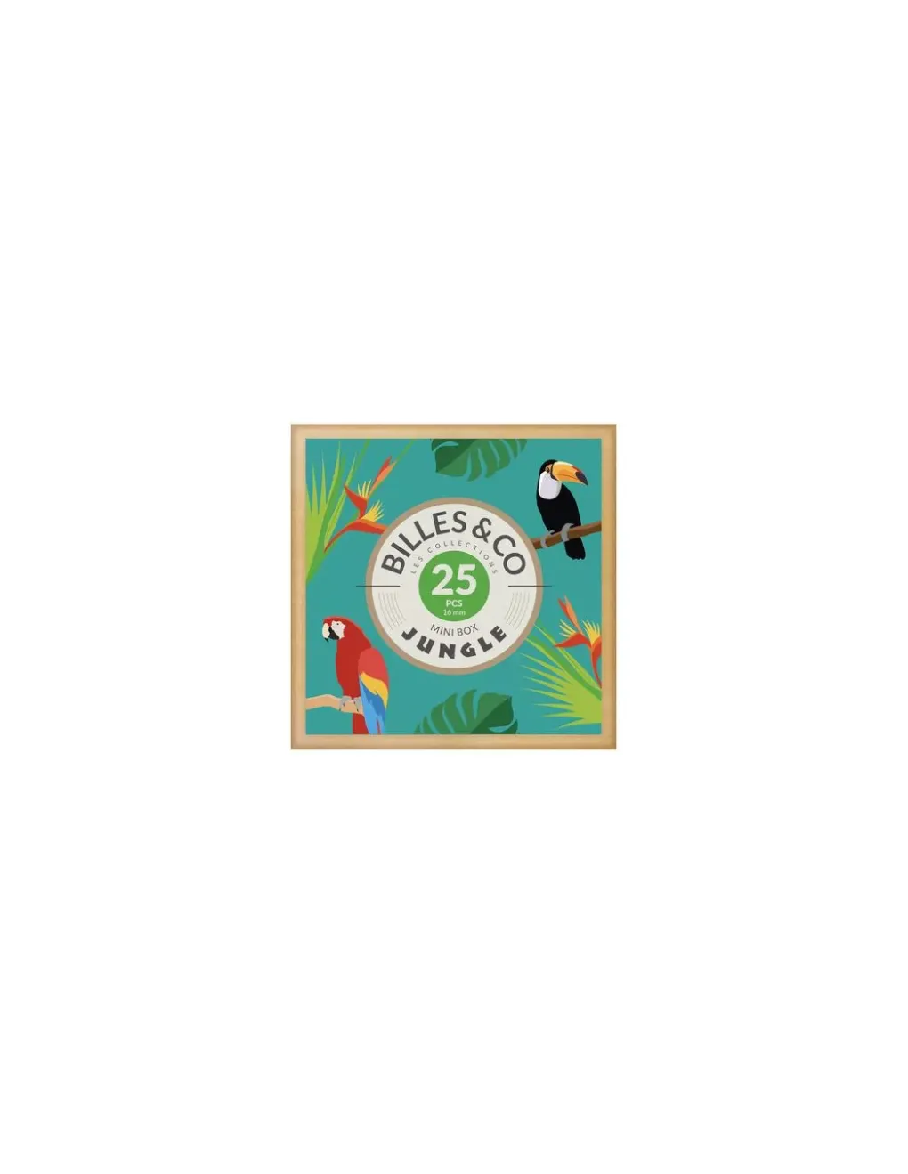 Billes and Co Coffret de 25 billes Jungle - Billes & Co Discount