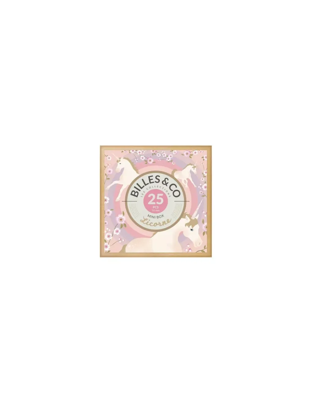 Billes and Co Coffret de 25 billes Licorne - Billes & Co Outlet