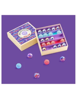 Billes and Co Coffret de 25 billes Neon Fish - Billes & Co