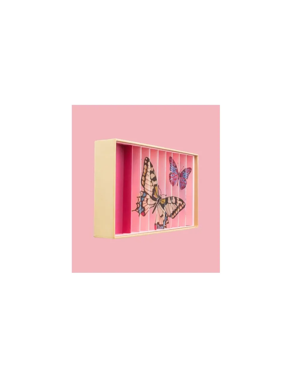 Billes and Co Coffret de 59 billes Papillons Anamorphique - Billes & Co Outlet