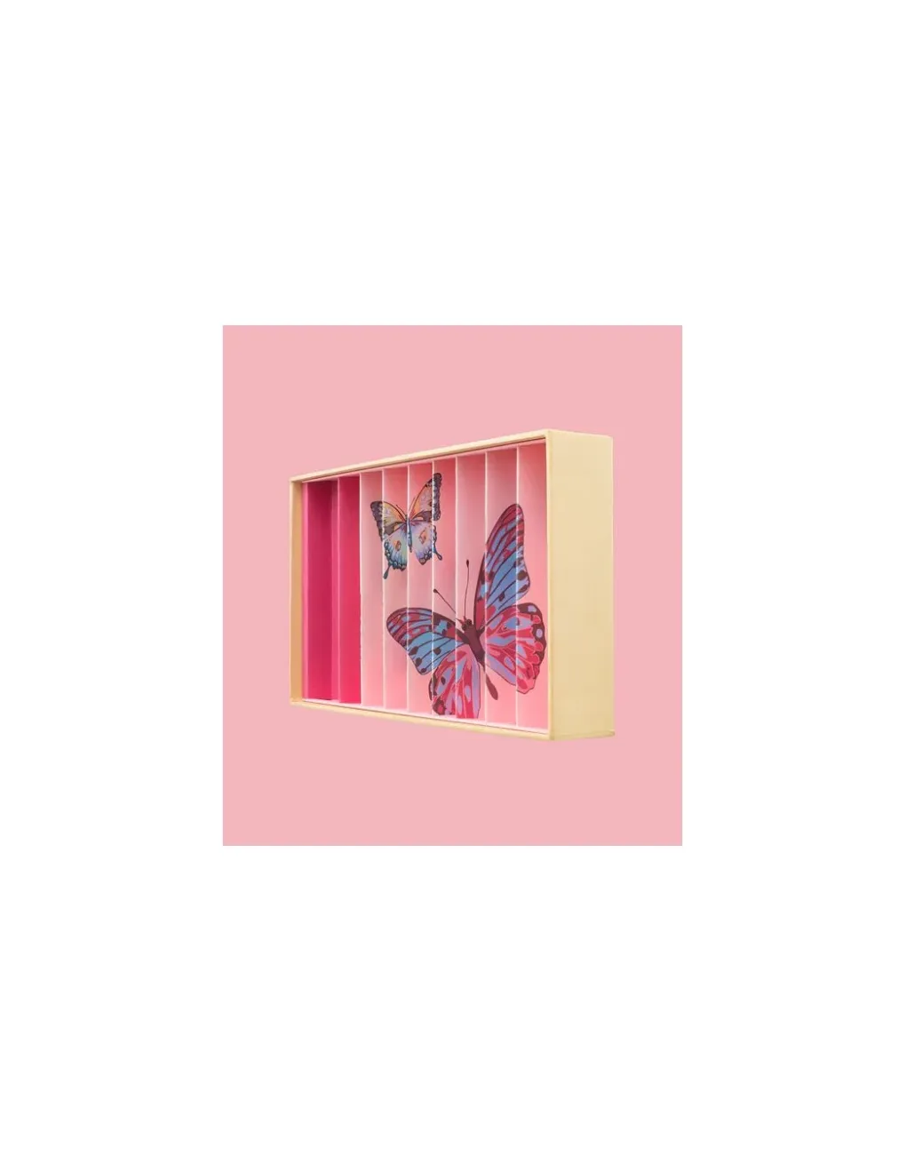 Billes and Co Coffret de 59 billes Papillons Anamorphique - Billes & Co Outlet