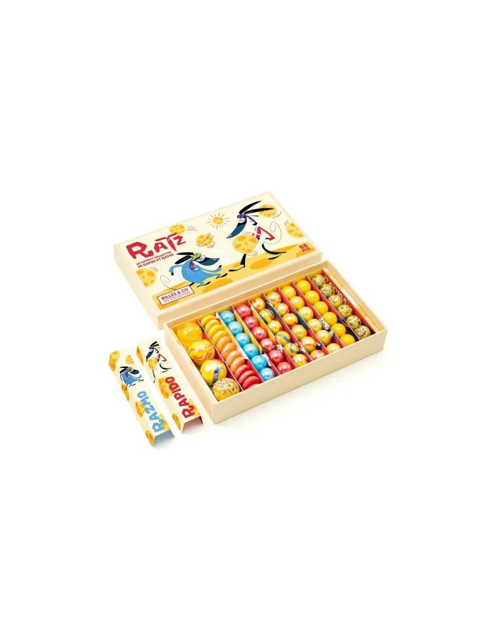 Billes and Co Coffret de 58 billes Ratz - Billes & Co New