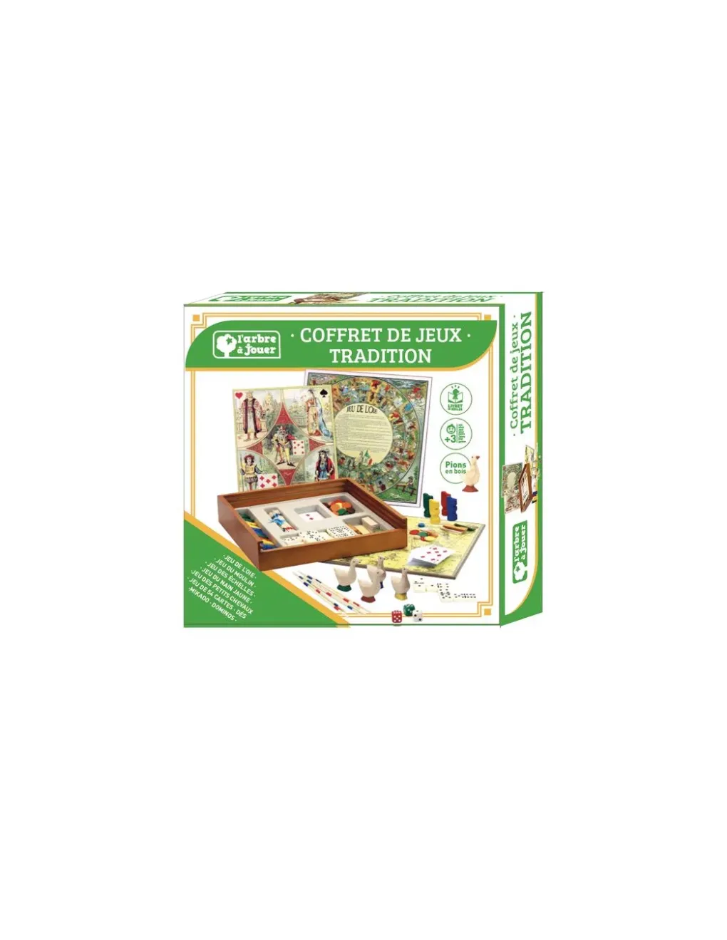 Jeujura Coffret de jeux tradition - Clearance