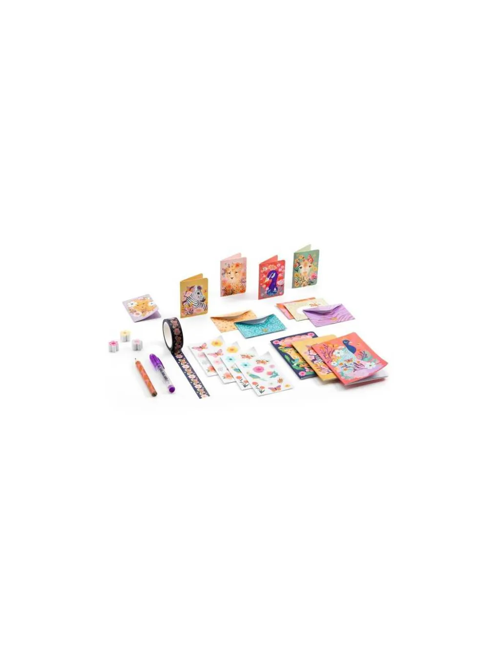 Lovely Paper by Djeco Coffret de papeterie Kendra - Djeco Best