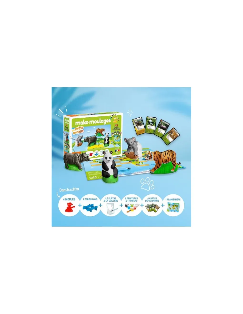 Mako creations Coffret les espèces protégées - Mako moulages Hot