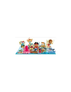 Sassi junior Coffret livre et puzzle Le monde des pirates - Sassi Outlet