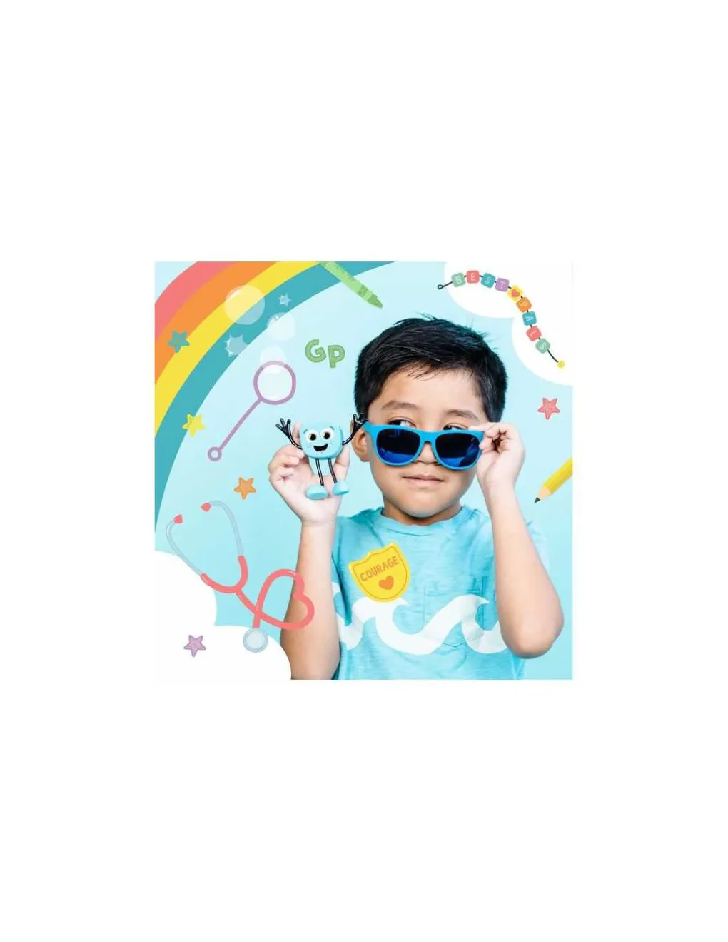 Glo Pals Coffret Personnage bleu Blair - Hot