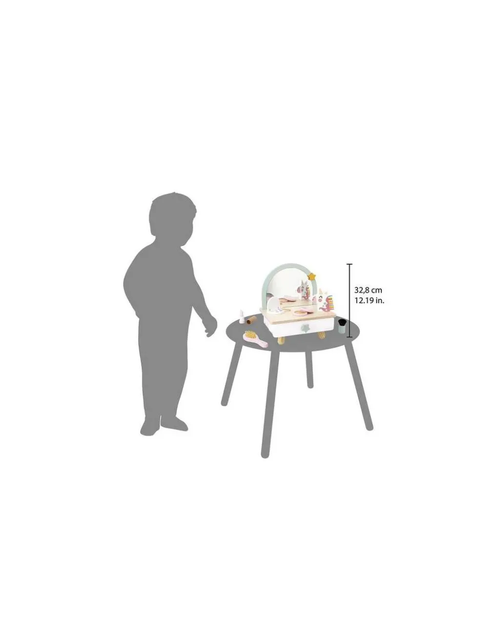 Janod Coiffeuse de table Licorne - New