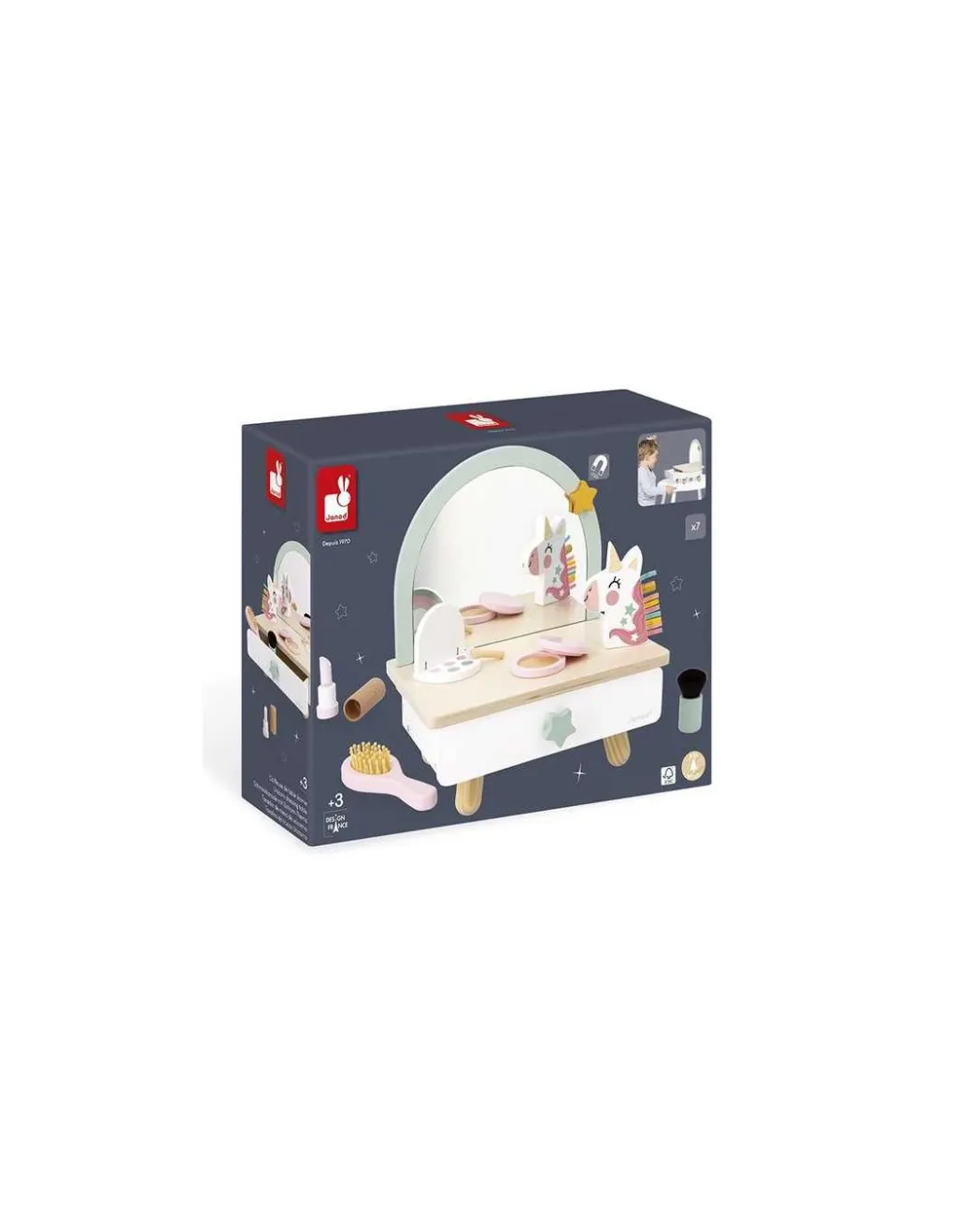 Janod Coiffeuse de table Licorne - New