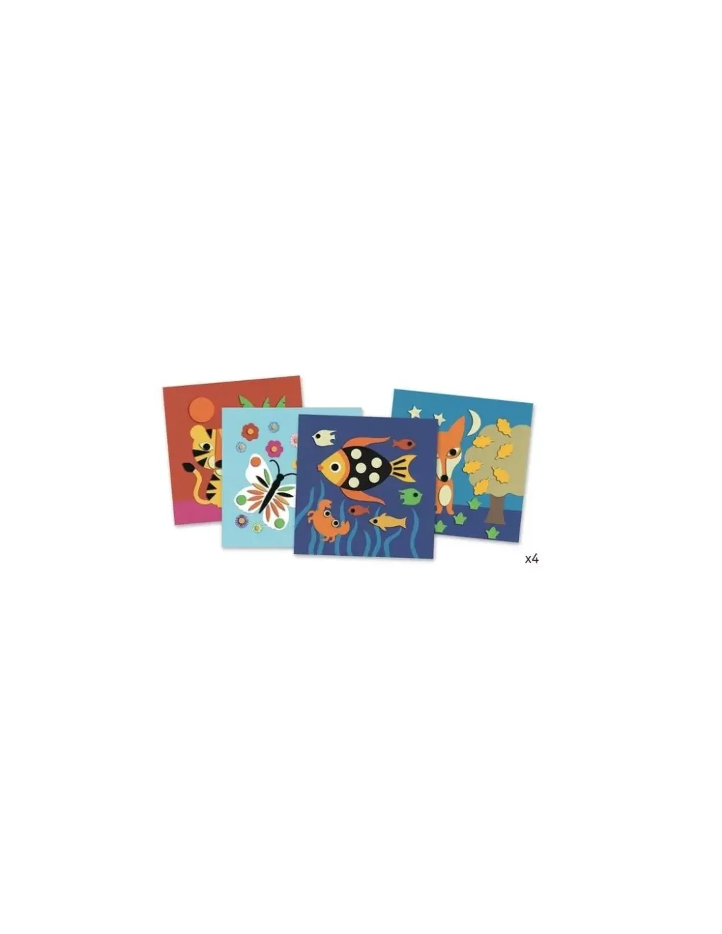 Djeco Collage de feutrine douce nature - Outlet