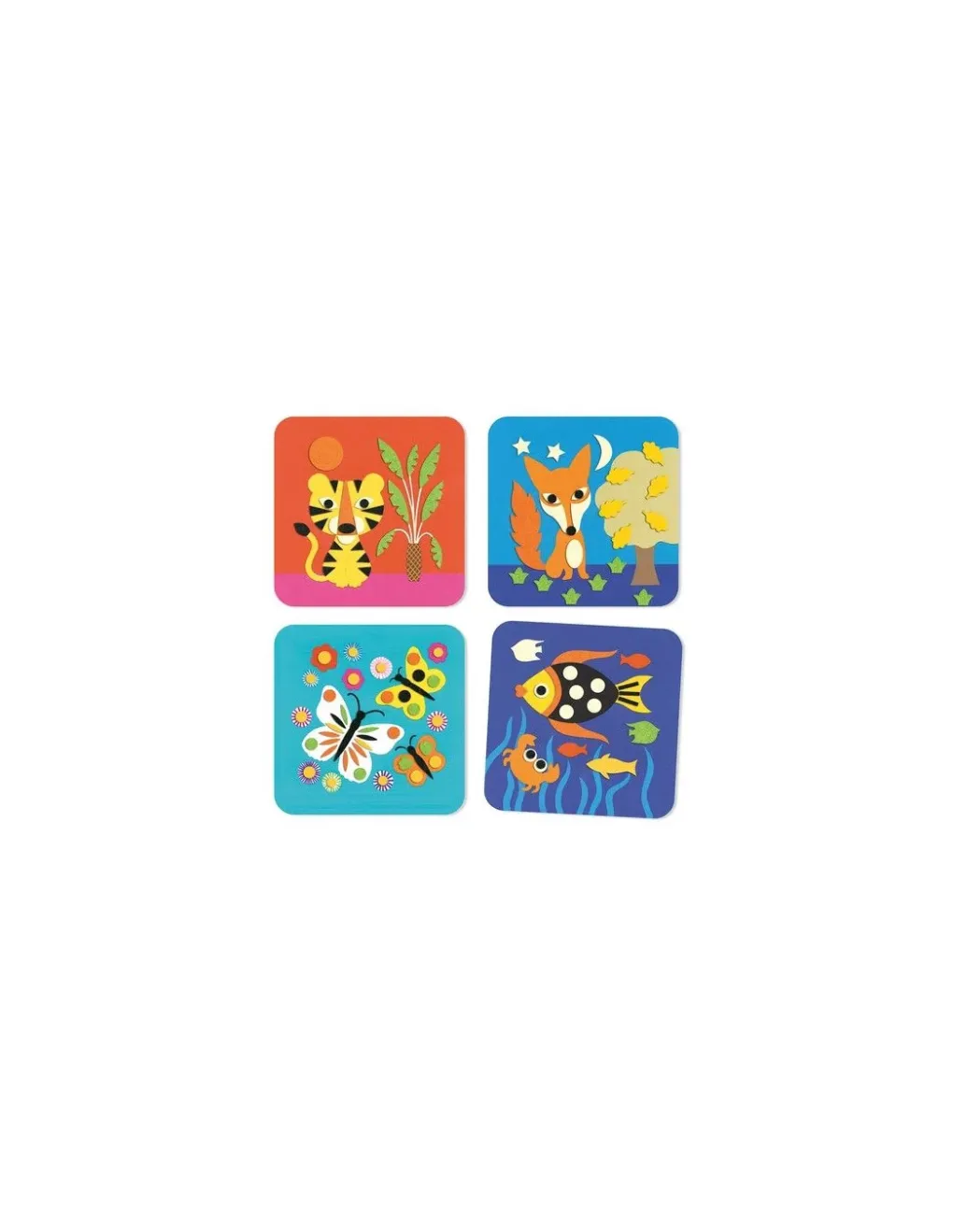 Djeco Collage de feutrine douce nature - Outlet