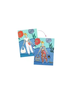 Djeco Collages motifs Tendance Wax - Hot
