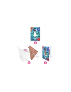 Djeco Collages motifs Tendance Wax - Hot