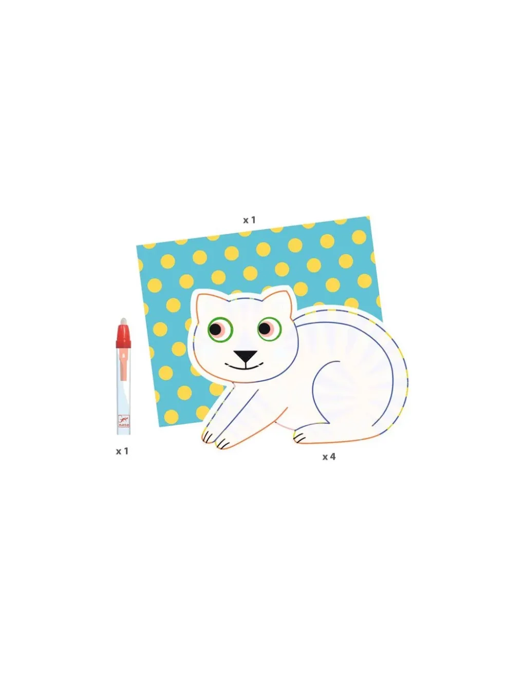 Djeco Coloriage à l'eau Animalo-Ma - Discount