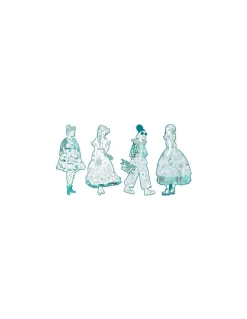 Djeco Coloriage mode Rebekka & ses amies Les Demoiselles - Clearance