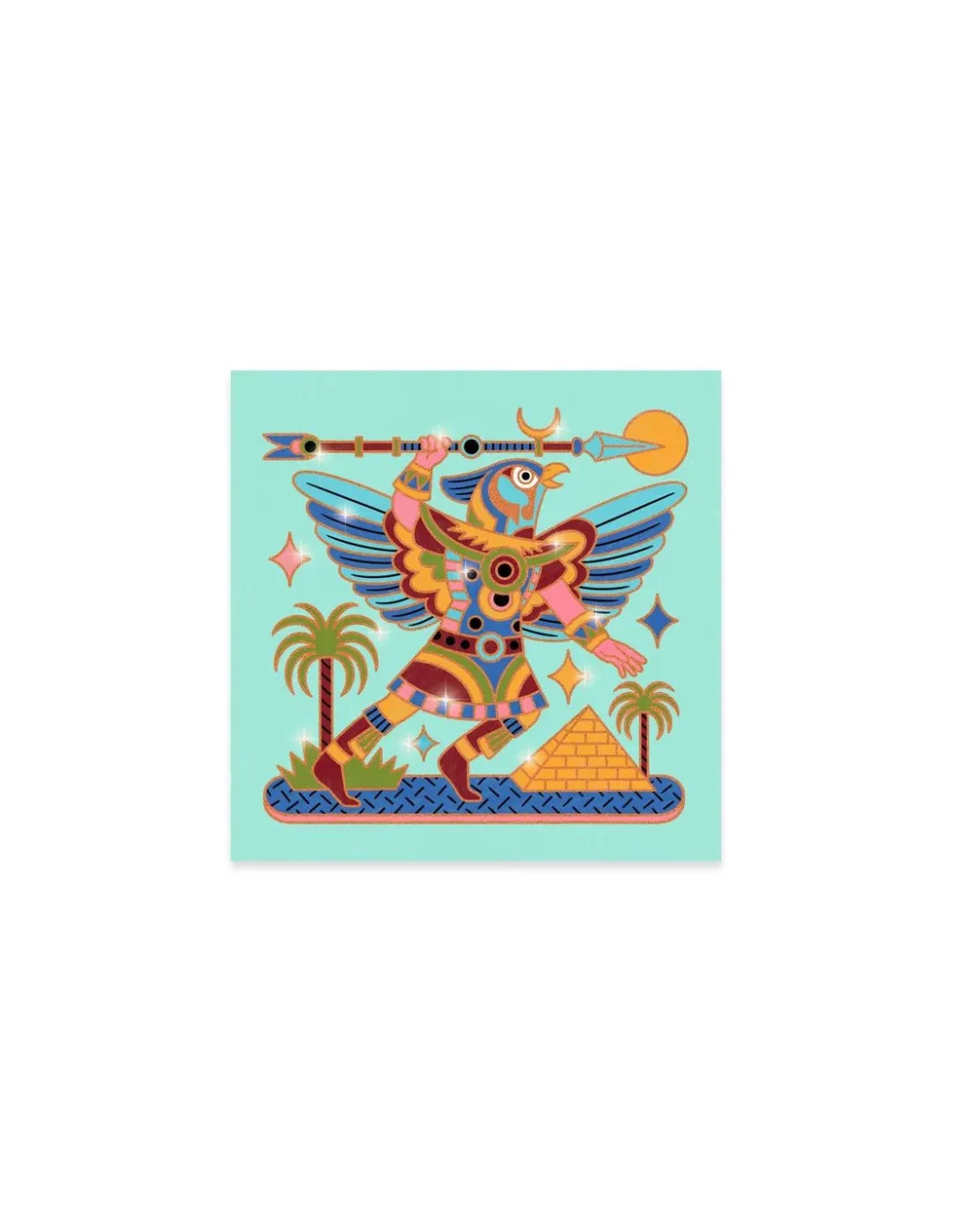Djeco Coloriages brillants Guerriers animaux - Outlet