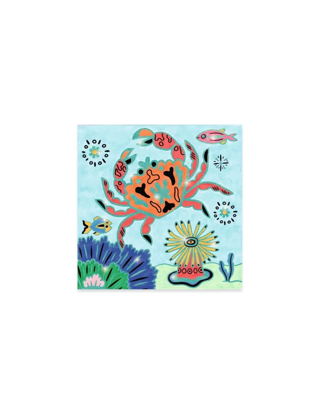 Djeco Coloriages brillants Sous la mer - Sale
