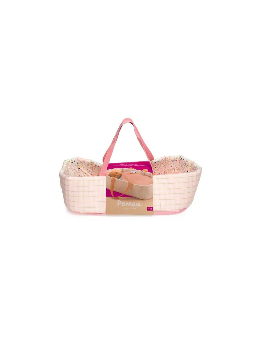 Djeco Couffin Pink Lines Pomea - New