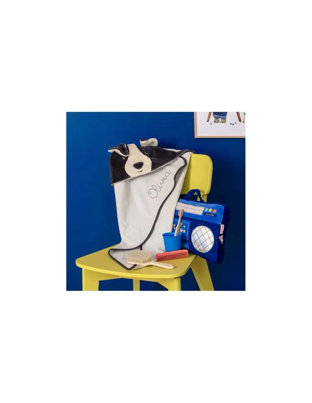 Moulin Roty Coussin radio Puce & Pilou - Clearance