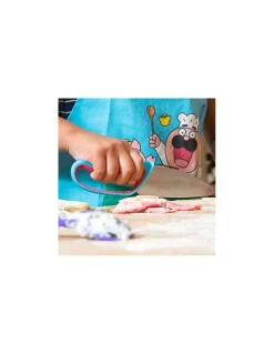 Chefclub kids Couteau du chef bleu et rouge -