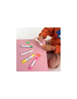 Super Petit Crayons de cire lavables Néon - Hot