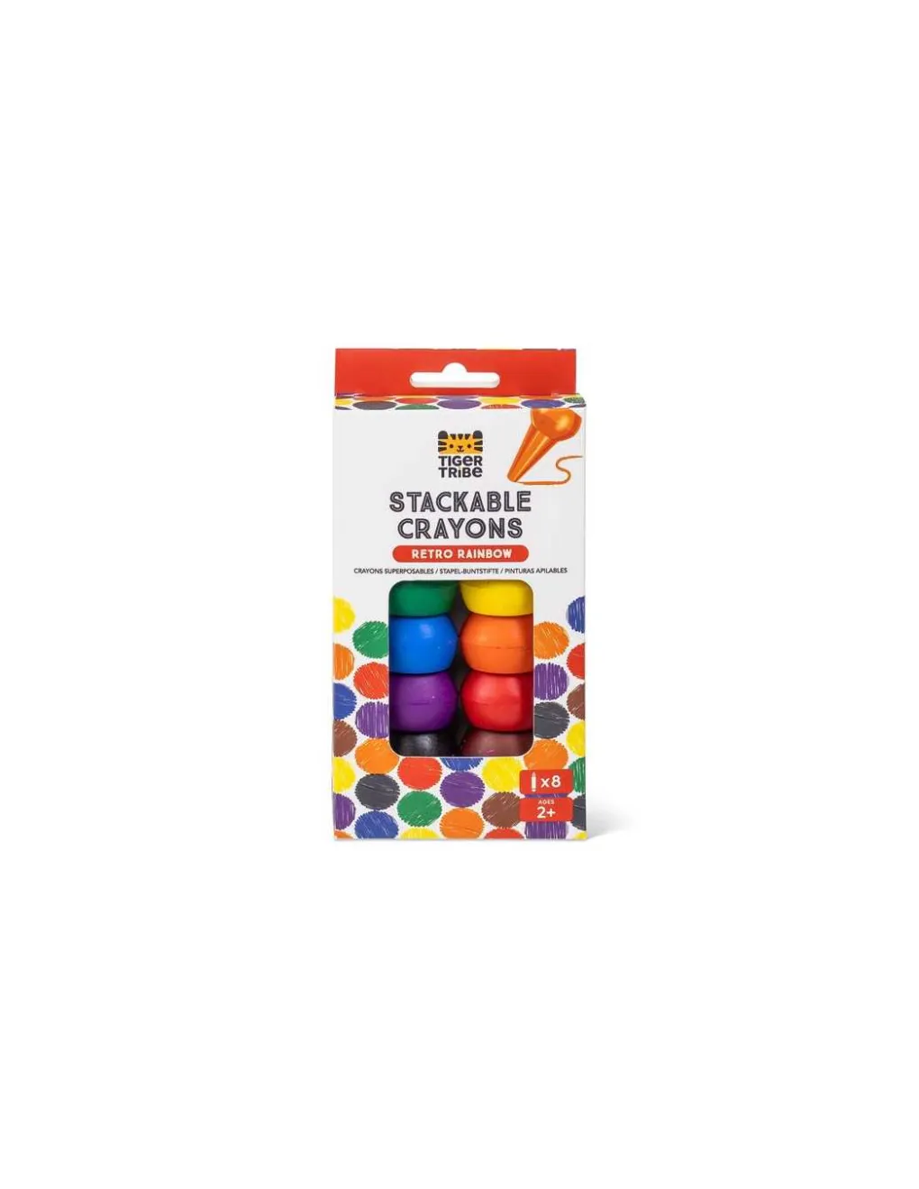 Tiger Tribe Crayons empilables Arc-en-ciel - Sale