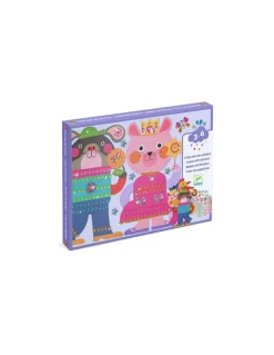 Djeco Créer avec des stickers Eclatants - Outlet
