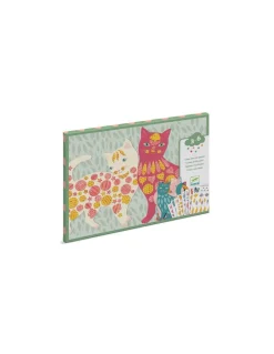 Djeco Créer avec du papier Les jolis chats d’Élodie - Clearance