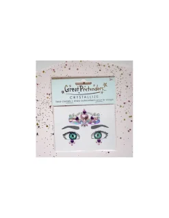 Great Pretenders Cristaux autocollants coeur pour le visage - Hot