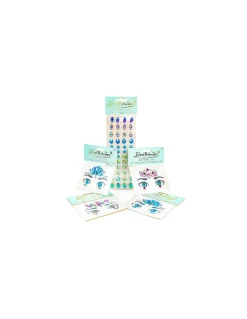 Great Pretenders Cristaux autocollants coeur pour le visage - Hot