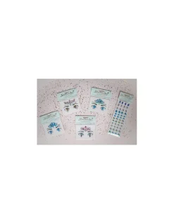 Great Pretenders Cristaux autocollants coeur pour le visage - Hot