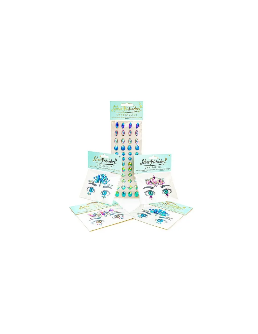 Great Pretenders Cristaux autocollants licorne pour le visage - Clearance