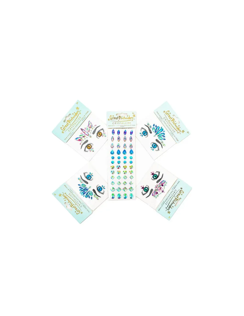 Great Pretenders Cristaux autocollants licorne pour le visage - Clearance